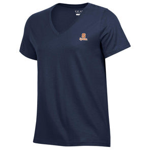 Gear Women's Syracuse Big Cotton Embroidered V-Neck Tee