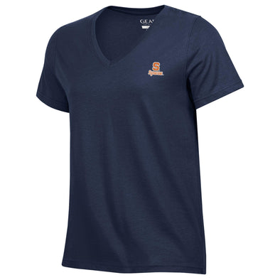 Gear Women's Syracuse Big Cotton Embroidered V-Neck Tee