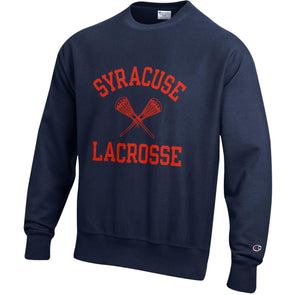 Champion 1 Color Heavyweight Reverse Weave Lacrosse Crew Neck Sweatshirt