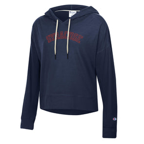 Champion Women's Syracuse Sueded Cropped Hoodie