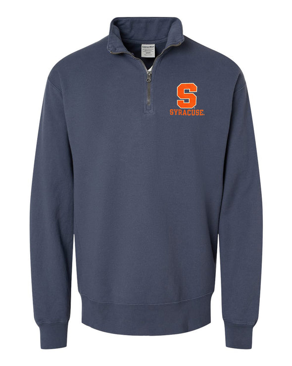 Hanes Syracuse Comfort Wash Garment-Dyed 1/4 Zip