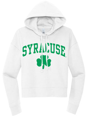 District Women's Syracuse Shamrock Belt Length Fleece Hoodie
