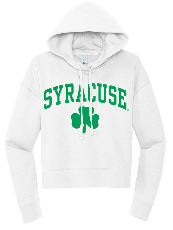 District Women's Syracuse Shamrock Belt Length Fleece Hoodie