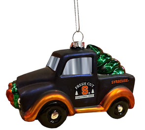 Forever Collectibles Syracuse Blown Glass Truck Ornament