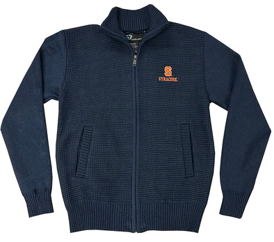 i5 Syracuse Full Zip Textured Sweater