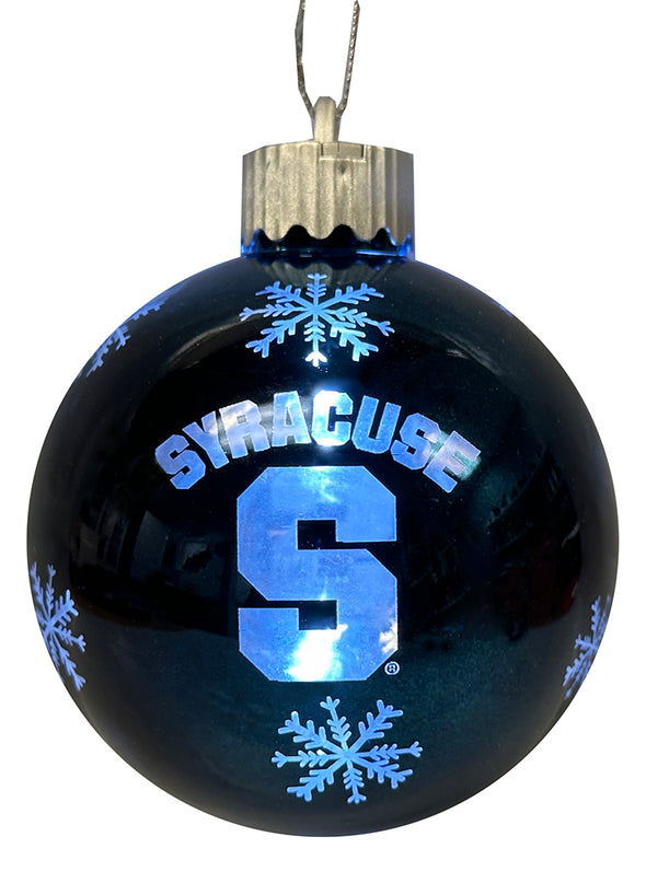 Forever Collectibles Syracuse Light Up Glass Ball Ornament