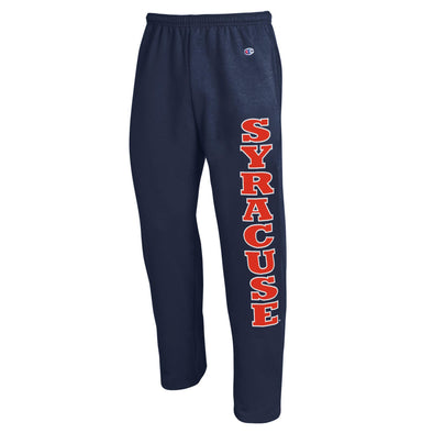 Champion Syracuse Powerblend Open Bottom Sweatpants