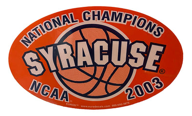 2003 Syracuse Basketball National Champions Bumper Sticker
