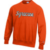 Champion Heavyweight Reverse Weave Script Syracuse Tackle Twill Crew Neck Sweatshirt