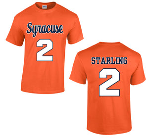 Syracuse JJ Starling #2 Jersey Tee