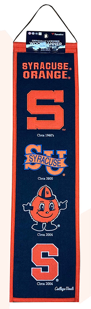 Wincraft Syracuse College Vault Vintage Logo Wool Banner
