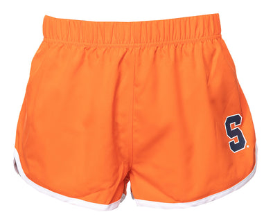 Zoozatz Women's Syracuse Block S Sublimated Athletic Shorts