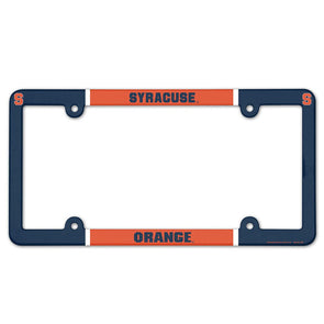 Wincraft Plastic Syracuse Orange License Plate Frame