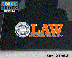 Syracuse Law Decal