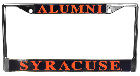 R&D Syracuse Alumni License Plate Frame