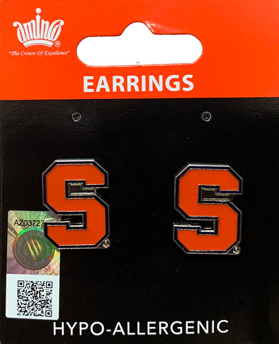 Aminco Block S Post Earrings