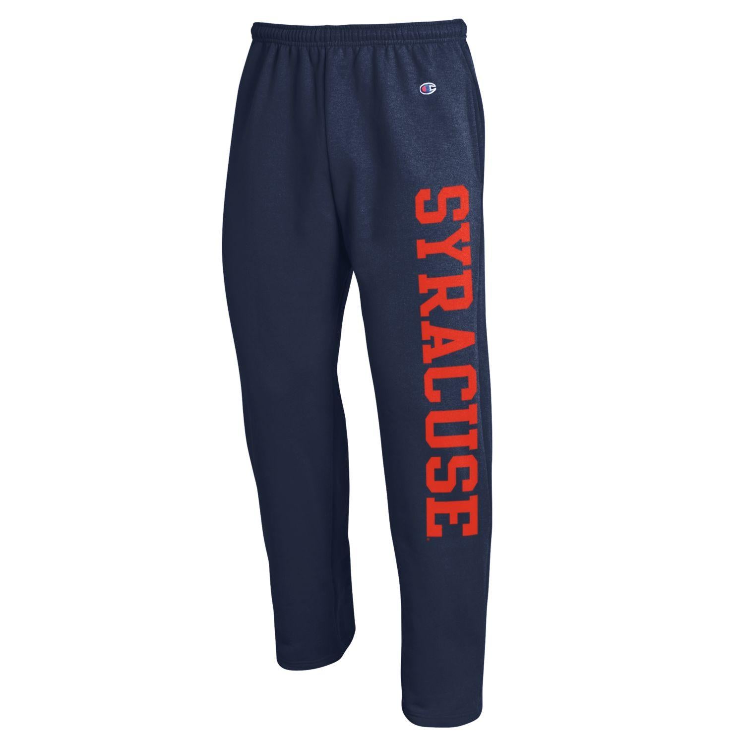 Champion open deals bottom sweatpants
