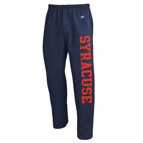 Champion Syracuse Powerblend Open Bottom Sweatpants