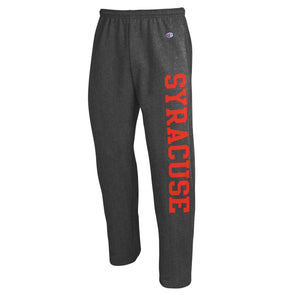 Champion Syracuse Powerblend Open Bottom Sweatpants