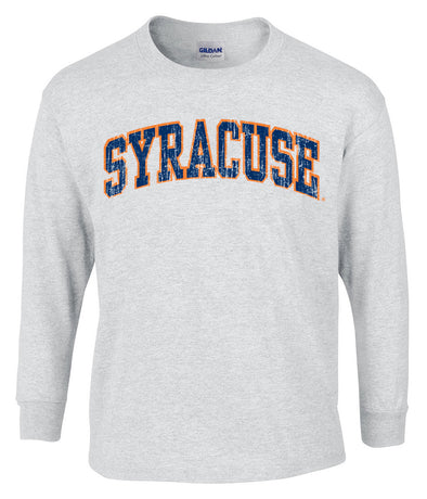 Distressed Syracuse Long Sleeve