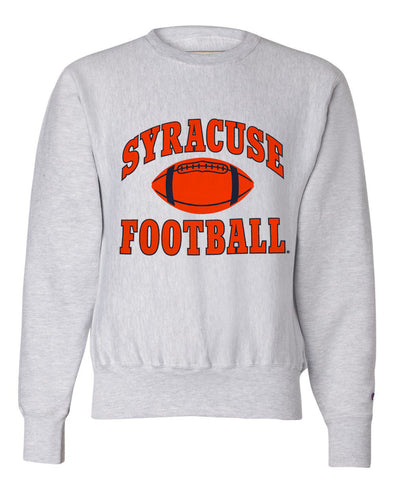 Champion 2 Color Heavyweight Reverse Weave Football Crew Neck Sweatshirt