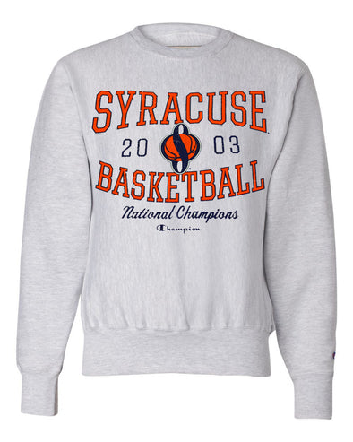 Champion Syracuse Basketball 2003 National Champions Crew Neck Sweatshirt
