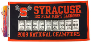 2009 Syracuse Lacrosse National Championship Banner