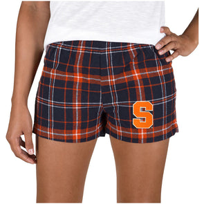 Concepts Sport Women's Syracuse Ultimate Flannel Sleep Shorts