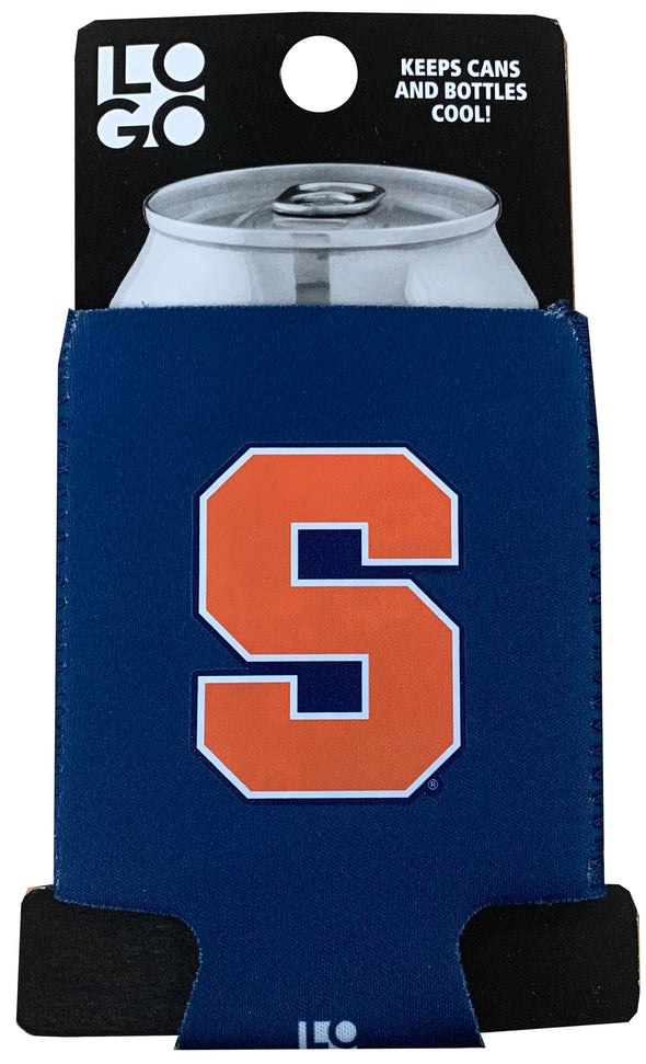 Logo Syracuse Block S Bottle & Can Cooler