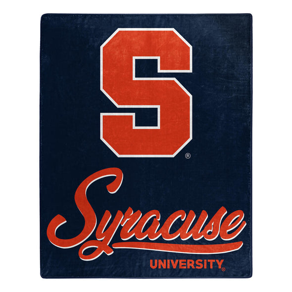Northwest Syracuse University Royal Plush Raschel Throw Blanket