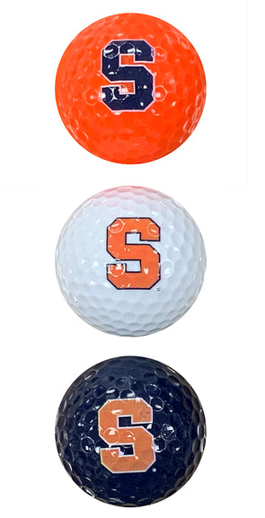 Team Golf Syracuse 3 Pack Golf Balls
