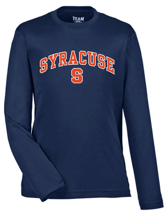 Youth Syracuse Block S Performance Long Sleeve